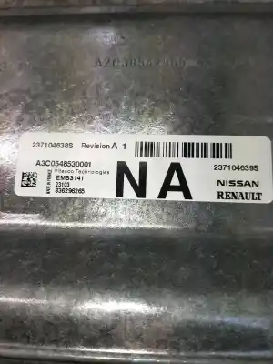 Автозапчасти б/у блок управления двигателем за renault captur ii 1.0 ссылки oem iam 237104638s 237104639s a3c0548530001