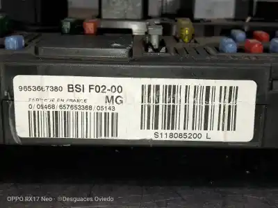 Second-hand car spare part fuse box unit for citroen c2 sx oem iam references 9653667380  bsif0200