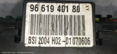 Second-hand car spare part fuse box unit for citroen c6 básico oem iam references 9661940180  bsi2004h02