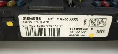 İkinci el araba yedek parçası röle/sigorta kutusu için peugeot 206 berlina gti oem iam referansları 9650584680 bsie0200 s118085220b