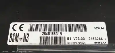 Second-hand car spare part electronic module for renault kangoo z.e. maxi 2-sitzer oem iam references 284b16631r  2163244