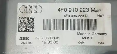 Автозапчастина б/у електронний модуль для audi a6 avant (4f5) 3.0 tdi quattro (171kw) посилання на oem iam 4f0910223m  