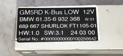 Second-hand car spare part electronic module for bmw serie 3 compact (e46) 320td oem iam references 61356932368  