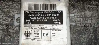 Peça sobressalente para automóvel em segunda mão módulo eletrônico por bmw x3 (e83) 3.0d referências oem iam 69419869 60837715 69419859
