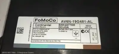 Second-hand car spare part electronic module for ford kuga (cbs) titanium oem iam references av6n19g481al  5wk49778m