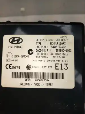 Second-hand car spare part electronic module for hyundai i40 style oem iam references 954003z402  39r88c1002