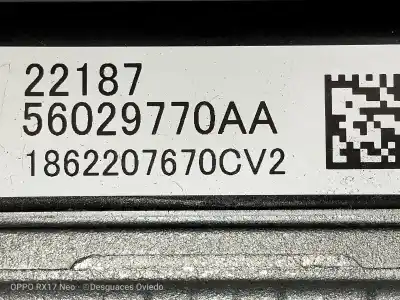 Second-hand car spare part electronic module for jeep compass (mp, m6, mv, m7) 1.4 multiair 4x4 oem iam references 22187 1862207670cv2 