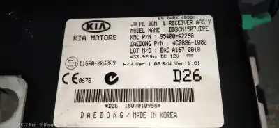 Second-hand car spare part electronic module for kia cee´d sporty wagon tech oem iam references 95400a2260  4c28861000