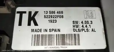 Second-hand car spare part electronic module for opel zafira (c) excellence start/stop oem iam references 13586468  522922f08