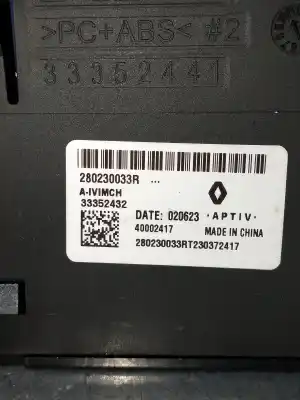 Автозапчастина б/у електронний модуль для renault captur ii 1.0 посилання на oem iam 280230033r  33352432