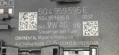 Автозапчасти б/у электронный модуль за skoda superb (3v3) active ссылки oem iam 5q4959595e  5q4959595b a2c7494690400