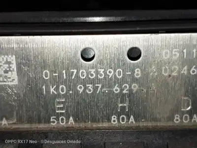 Second-hand car spare part electronic module for skoda superb combi (3t5) 2.0 tdi dpf oem iam references 1k0937629  017033908