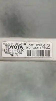 Автозапчастина б/у електронний модуль для toyota prius (nhw30) plug-in hybrid advance посилання на oem iam 8264147150  72818963