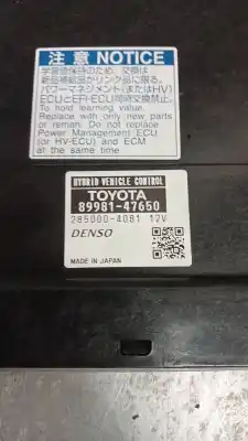 Автозапчастина б/у електронний модуль для toyota prius (nhw30) plug-in hybrid advance посилання на oem iam 8998147650  2850004081