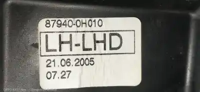 Peça sobressalente para automóvel em segunda mão espelho retrovisor esquerdo por citroen c1 sx referências oem iam 879400h010  