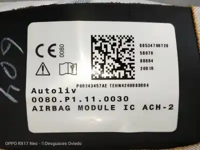 Автозапчасти б/у подушка безопасности передняя левая шторка безопасности за jeep compass (mp, m6, mv, m7) 1.4 multiair 4x4 ссылки oem iam 0080p1110030 p68243457ae 00534768720