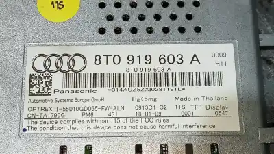 Автозапчасти б/у многофункциональный дисплей за audi a4 avant (8k5) (2008) 2.0 16v tdi ссылки oem iam 8t0919603a  