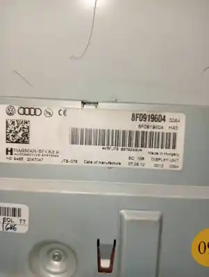 Автозапчастина б/у багатофункційний дисплей для audi q7 (4l) v6 3.0 tdi (176kw) clean diesel ambiente посилання на oem iam 8f0919604  