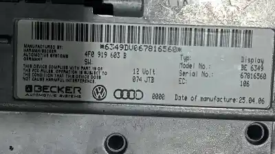 Автозапчасти б/у многофункциональный дисплей за audi q7 (4l) 3.0 v6 24v tdi ссылки oem iam 4f0919603b  