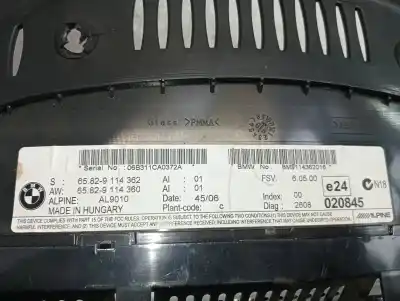 Second-hand car spare part multifunction display for bmw serie 3 coupe (e92) 335d oem iam references 65829114362  