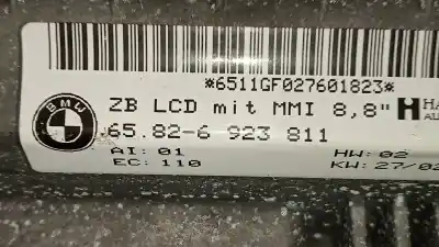 Second-hand car spare part multifunction display for bmw serie 7 (e65/e66) 745i oem iam references 65826923811  
