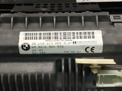 Second-hand car spare part multifunction display for bmw serie 7 (e65/e66) 745i oem iam references 65826921572  