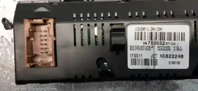 Second-hand car spare part multifunction display for citroen c3 1.4 hdi exclusive oem iam references 96759552xt  
