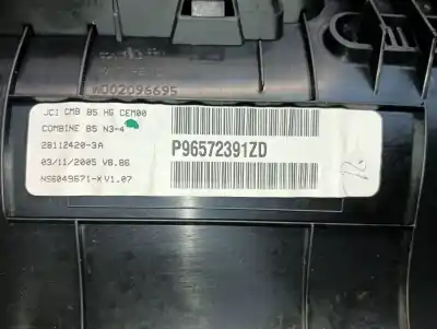 Second-hand car spare part multifunction display for citroen c4 coupe lx oem iam references p96572391zd  