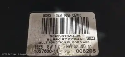 Second-hand car spare part multifunction display for citroen c6 básico oem iam references 96459618zd  