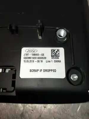 Second-hand car spare part multifunction display for ford ka+ ultimate oem iam references j7bt18b955ge  
