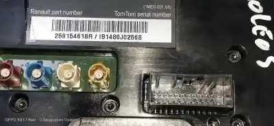 Second-hand car spare part multifunction display for renault koleos expression oem iam references 269154618r  