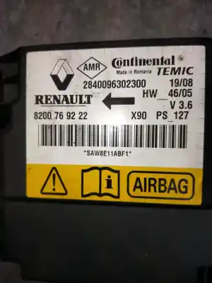 Автозапчасти б/у блок управления подушками безопасности за dacia logan prestige ссылки oem iam 8200769222  2840096302300