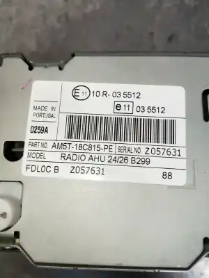 Автозапчасти б/у аудиосистема / радио cd за ford fiesta (ccn) trend ссылки oem iam am5t18c815pe  