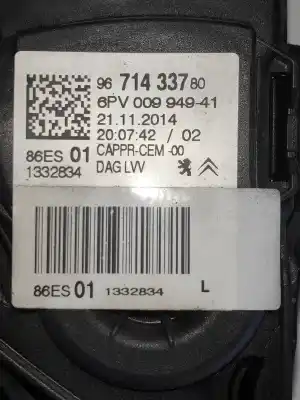 Second-hand car spare part potentiometer for citroen c-elysée seduction oem iam references 9671433780  6pv00994941