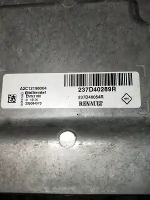 Second-hand car spare part ecu engine control for renault zoe limited 72 cv / 53 kw oem iam references 237d40289r  a2c12198004