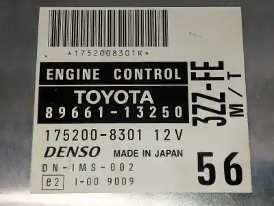 Second-hand car spare part ecu engine control for toyota corolla (e12) 1.6 16v oem iam references 8966113250  1752008301
