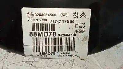 Peça sobressalente para automóvel em segunda mão servo freio por citroen c4 lim. live edition referências oem iam 0204054560  9674747580