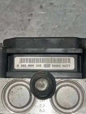 Second-hand car spare part abs for renault clio ii fase ii (b/cb0) authentique oem iam references 0265800335 8200229137 0265231333