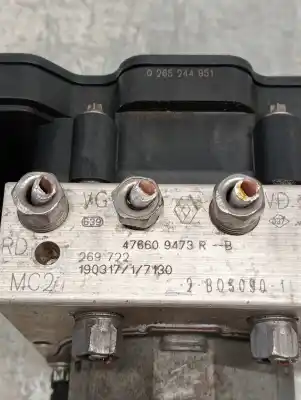 Peça sobressalente para automóvel em segunda mão abs por renault zoe limited 72 cv / 53 kw referências oem iam 476609473r 0265956285 2265106516 0265244951