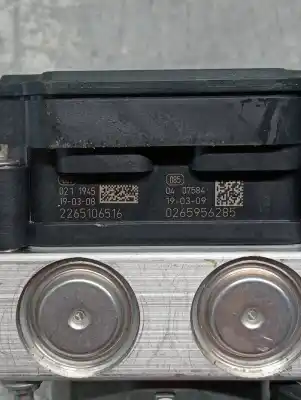 Peça sobressalente para automóvel em segunda mão abs por renault zoe limited 72 cv / 53 kw referências oem iam 476609473r 0265956285 2265106516 0265244951