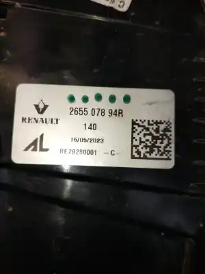 Автозапчасти б/у правый задний фонарь за renault captur ii 1.0 ссылки oem iam 265507894r  