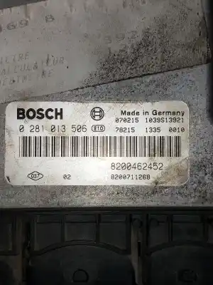 Second-hand car spare part ecu engine control for renault scenic ii grand confort authentique oem iam references 0281013506  8200462452