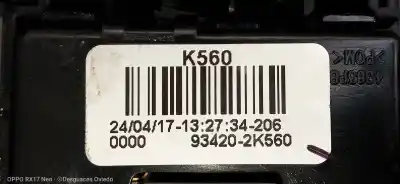Second-hand car spare part headlights switch for kia cee´d tech oem iam references 3753ma2210 934202k560 934101m531