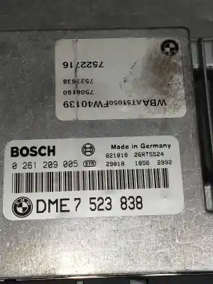 Peça sobressalente para automóvel em segunda mão centralina de motor uce por bmw serie 3 compact (e46) * referências oem iam 0261209005 7523838 26rt5524