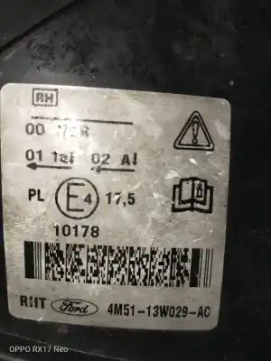 Автозапчасти б/у правая фара за ford focus c-max (cap) ghia (d) ссылки oem iam   