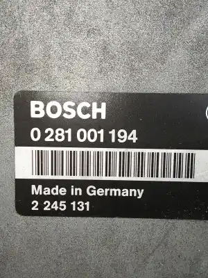 Second-hand car spare part ecu engine control for bmw serie 3 berlina (e36) * oem iam references 0281001194  2245490