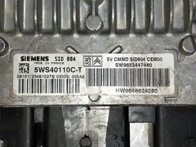 Second-hand car spare part ecu engine control for citroen c3 * oem iam references 5ws40110ct  sw9653447480