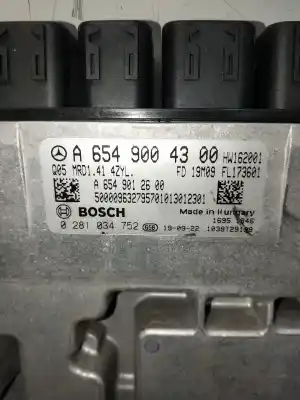 Second-hand car spare part ecu engine control for mercedes clase b (w247) b 200 d (247.012) oem iam references a6549004300 0281034752 a6549012600