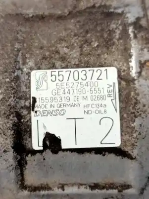Peça sobressalente para automóvel em segunda mão compressor de ar condicionado a/a a/c por opel corsa d cosmo referências oem iam 55703721 4471905551 5e5275400