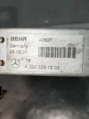 Автозапчасти б/у радиатор отопления / кондиционирования воздуха за mercedes clase cl (w215) coupe 500 (215.375) ссылки oem iam a2205001203  